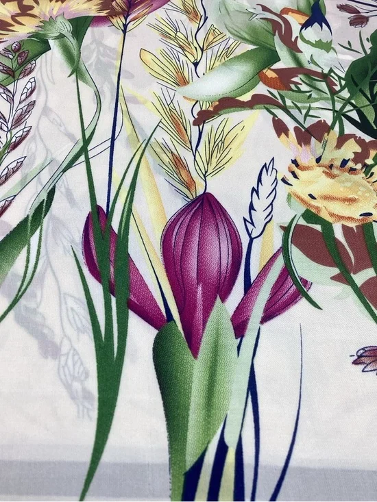 Venetian Garden Teal Square Scarf (NWT) - Picture 2 of 16